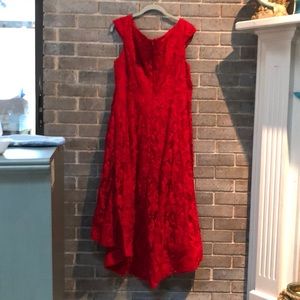 NWOT BEAUTIFUL RED CHRISTMAS DRESS , Size 22